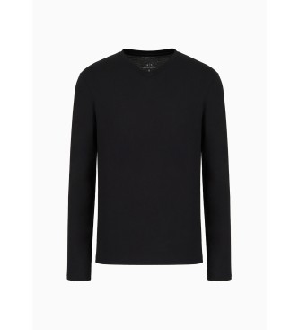 Armani Exchange Camiseta Maglia negro