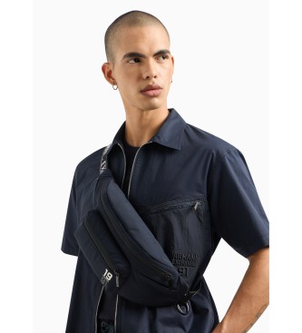 Armani Exchange Saco de viagem Marsupio Marine