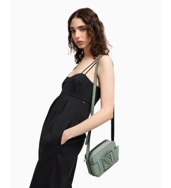 Armani Exchange Grne Umhngetasche