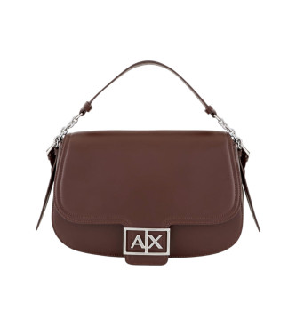 Armani Exchange Braune Umhngetasche