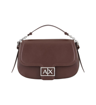 Armani Exchange Saco de ombro castanho