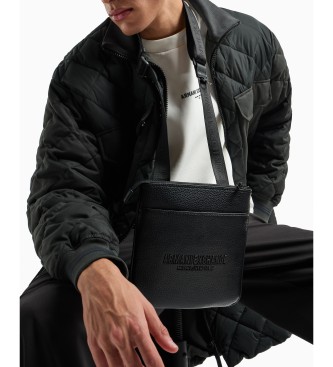 Armani Exchange Bolso bandolera negro