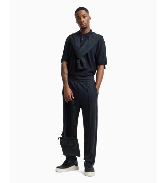 Armani Exchange Bandolera Coat black