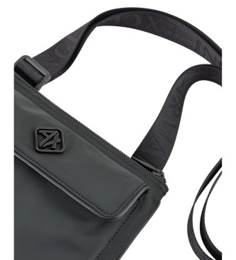 Armani Exchange Bandolera Coat black