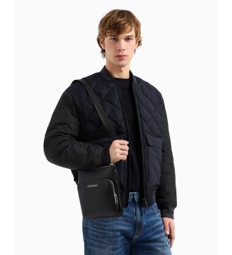 Armani Exchange Ključna torba za na ramo črna