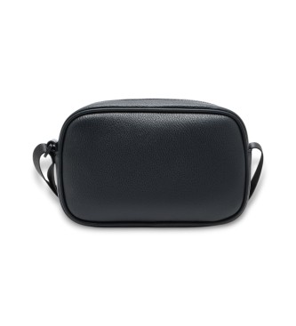 Armani Exchange Black shiny effect shoulder strap