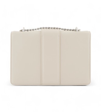 Armani Exchange Logotip Kovinska torba v barvi taupe