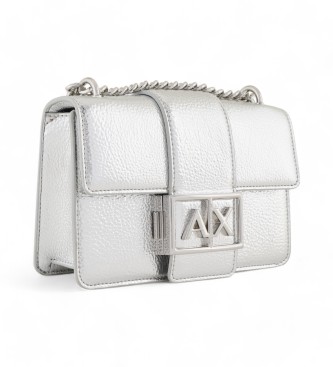 Armani Exchange Silberne Jodie Handtasche