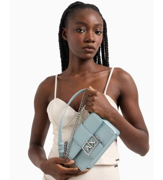 Armani Exchange Logo Metal taupe bag