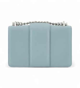 Armani Exchange Logo Metal blue bag