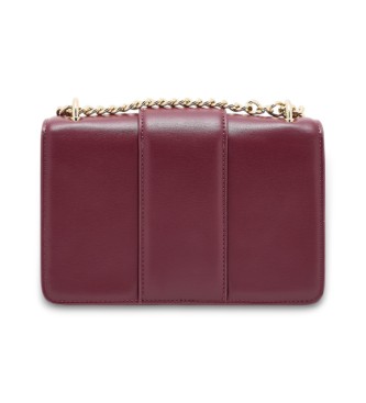 Armani Exchange Logo Metal bag burgundy
