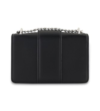 AIX Armani Exchange Logo Metal Skuldertaske sort