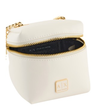 Armani Exchange Mini sac seau blanc