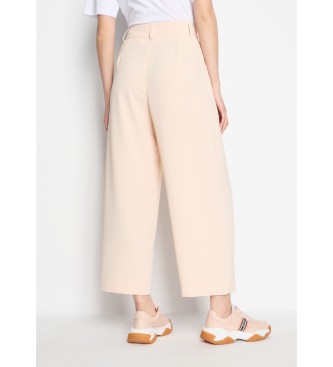 Armani Exchange Nude straight trousers