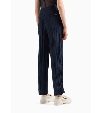 Armani Exchange Pantalon marine  taille moyenne