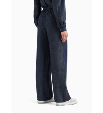 Armani Exchange Medium high navy trousers