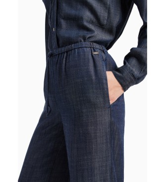 Armani Exchange Pantaloni blu medio-alti