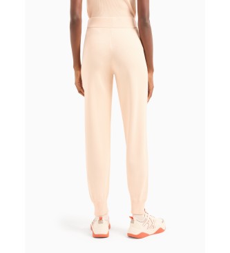 Armani Exchange Pantalon en maille beige