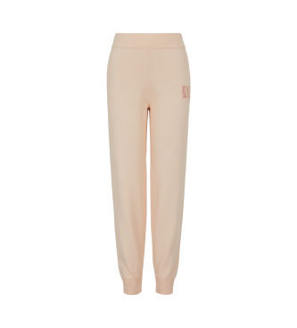 Armani Exchange Beige gebreide broek