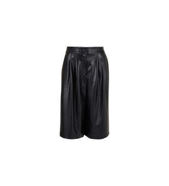 Armani Exchange Black high-waisted shorts