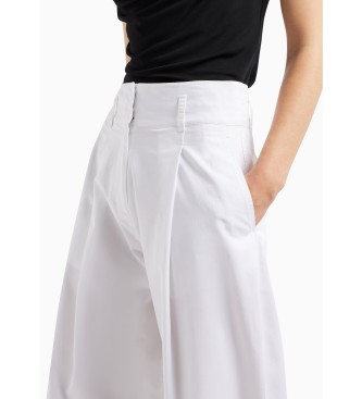 Armani Exchange Pantaln Alto blanco