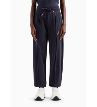 Armani Exchange Pantaloni da jogging blu scuro