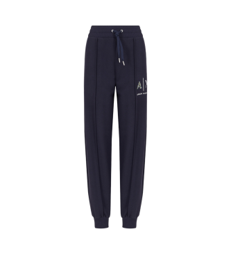 Armani Exchange Marineblaue Jogginghose