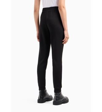 Armani Exchange Pantalon de jogging extensible noir