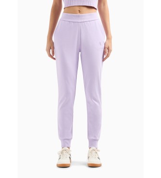 Armani Exchange Trousers Logo lilac