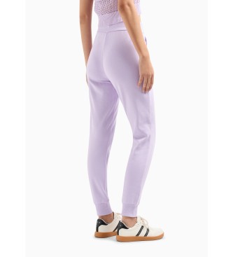 Armani Exchange Trousers Logo lilac