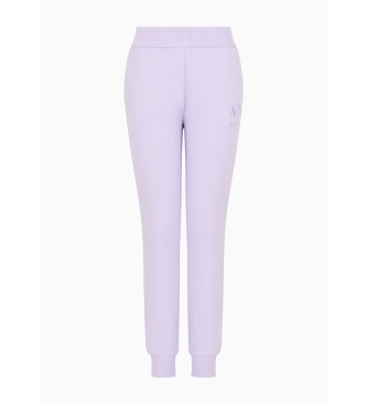 Armani Exchange Pantalon Logo lilas