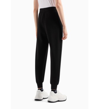 Armani Exchange Schwarze Jogginghose