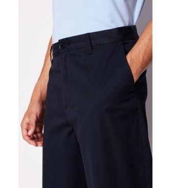 Armani Exchange Pantaloni con toppe blu scuro
