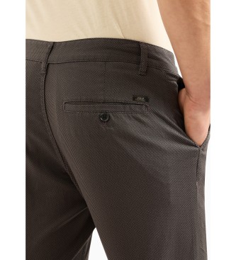 Armani Exchange Pantaloni con cerniera grigi