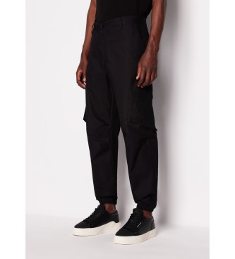 Armani Exchange Pantalon cargo jogger noir