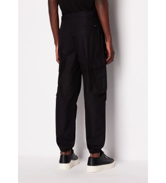 Armani Exchange Cargo jogger broek zwart