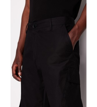 Armani Exchange Pantalon cargo jogger noir