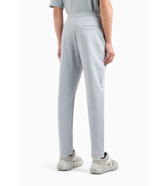 Armani Exchange Pantalon de jogging gris uni