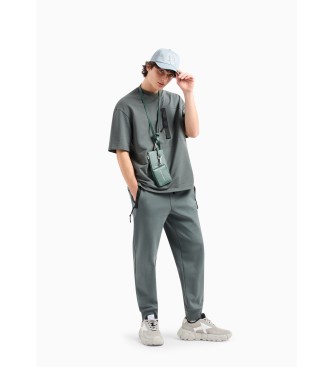 Armani Exchange Pantalon jogger vert