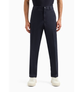 Armani Exchange Marineblaue Chino-Hose