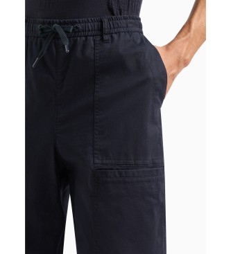 Armani Exchange Pantaloni chino blu scuro