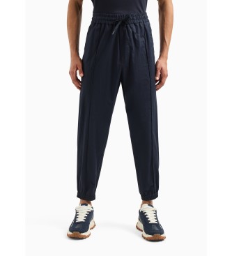 Armani Exchange Pantaloni da jogging blu scuro