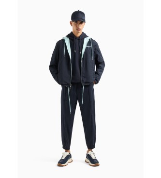 Armani Exchange Marineblaue Jogginghose