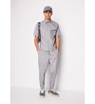 Armani Exchange Pantalon jogger gris