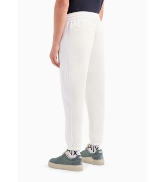 Armani Exchange White jogger trousers