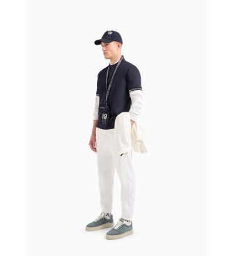 Armani Exchange Pantalon jogger blanc