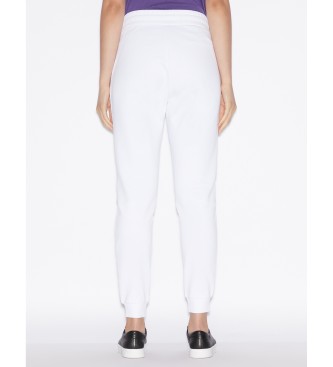 Armani Exchange Bele hlače z nogavicami