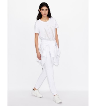 Armani Exchange Pantalon legging blanc