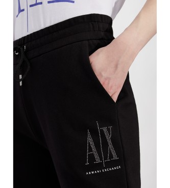 Armani Exchange Pantalones legging negro