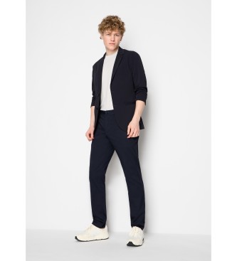 Armani Exchange Pantaloni casual blu scuro